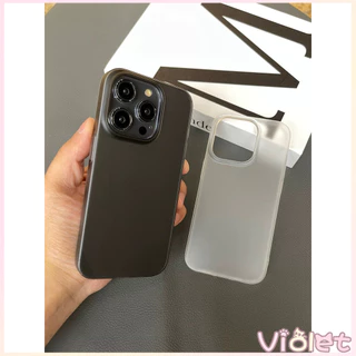 🔥Violet🔥ส่งจากไทย🔥สินค้า 1 บาท ใช้กับ เคสไอโฟน11 13 14plus 15 pro max XR 12 13pro เคสเกาหลี 14 15 16 พสัส 14plus เคสขุ่น