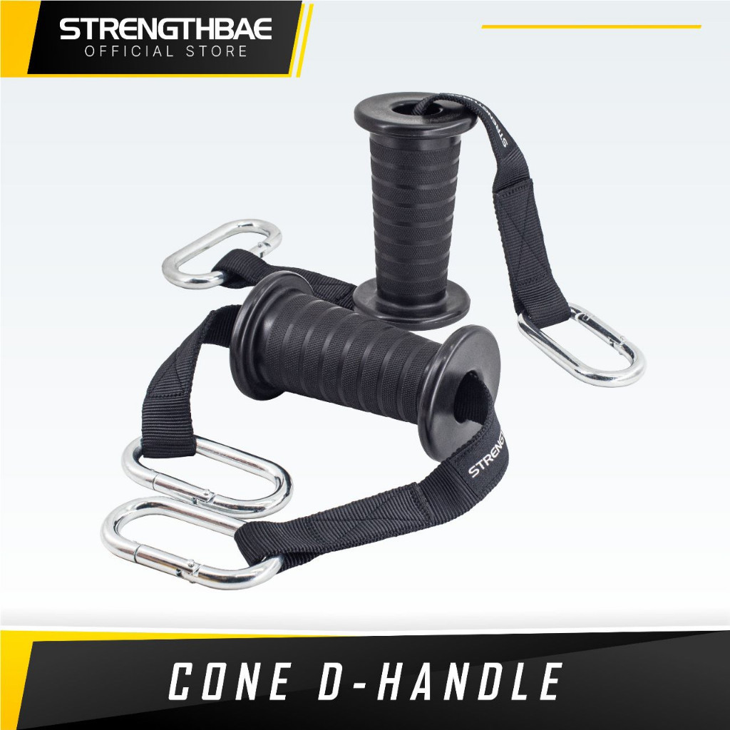 กรวย D-Handle STRENGTHBAE D Handle Fat Grip Gym Fitness Tricep Press