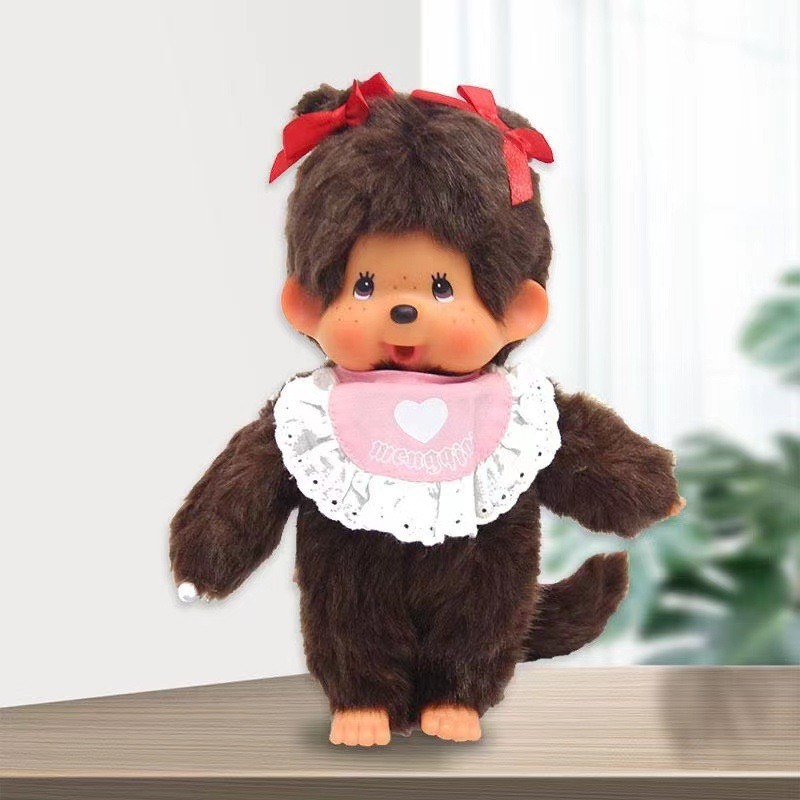 [สไตล์อัพเดท] 20 ซม. Monkey Collection MONCHHICHI คู่กีฬายืน Transformation ของเล่นตุ๊กตา DIY สไตล์เจ้าหญิงน่ารัก Cross-Dressing Claw เครื่อง Claw ตุ๊กตา 5EH8