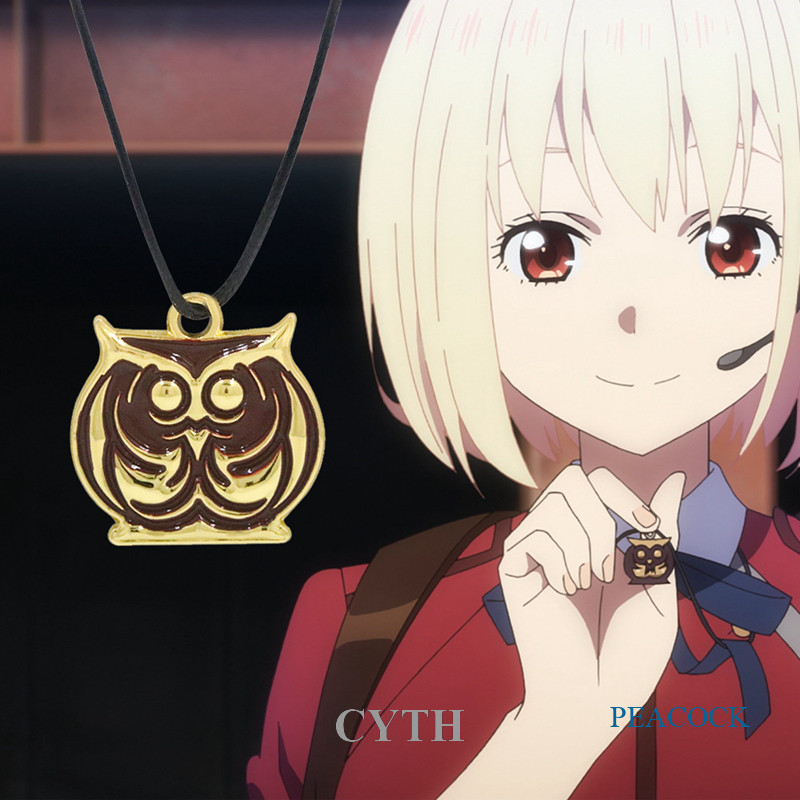 Coolsy ใหม่ สร้อยคอคอสเพลย์ การ์ตูนอนิเมะ Lycoris Recoil Nishikigi Chisato Inoue Takina Kurumi ของขวัญมิตรภาพ