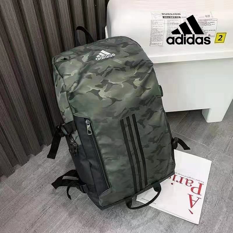 Adidas กระเป๋าเป้แฟชั่นลำลองสำหรับผู้ชายและผู้หญิงรุ่นใหม่