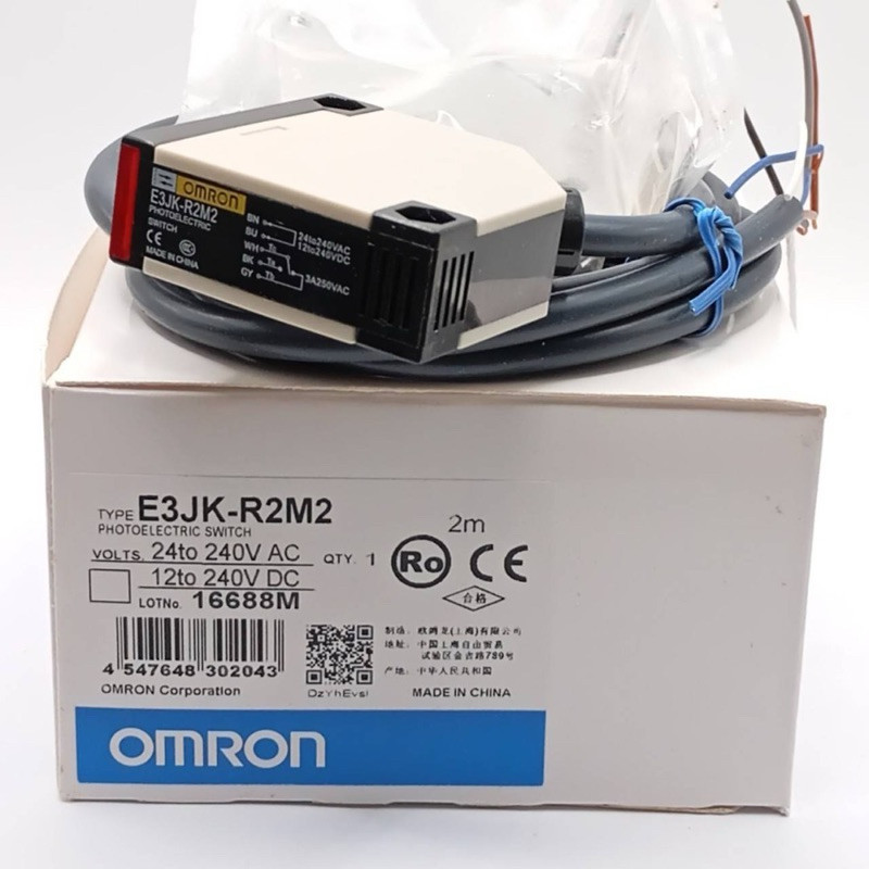 ของแท้มือๅ งานใหม่ E3JK-R4M2  24to240VAC 12to240VDC เซ็นเซอร์ สินค้าพร้อมส่งจากไทย
