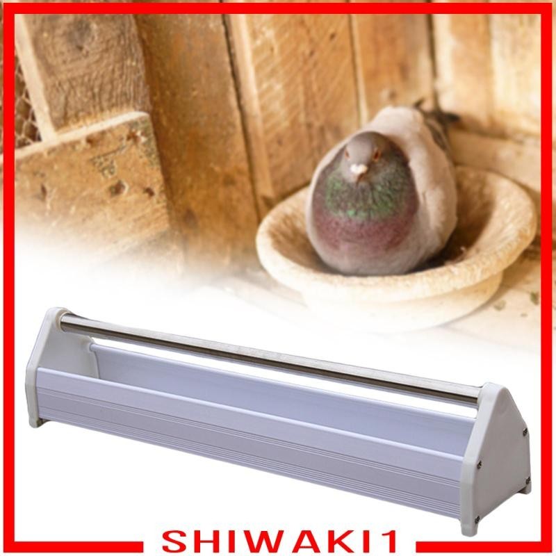 [Shiwaki1 ] Pigeon Feeder ภาชนะบรรจุอาหารนกอุปกรณ ์ รางป ้ อนสําหรับ Birdhouses Hen