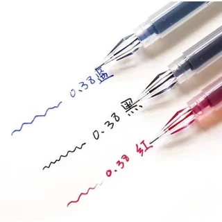 ZUIXUA ปากกาเจล หมึกกันน้ำ S0270 (ต่อแท่ง) แบบปลอก ขนาด0.38มม. อย่างดี มี3สีให้เลือก dealtique