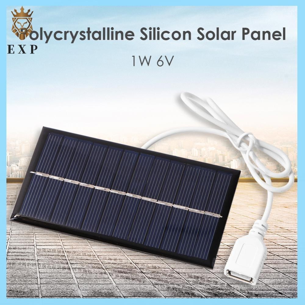 [ระเบิด1.th ] 1w 6V Mini Solar Panel DIY Solar System สําหรับโทรศัพท ์ Power Bank Cell Chargers