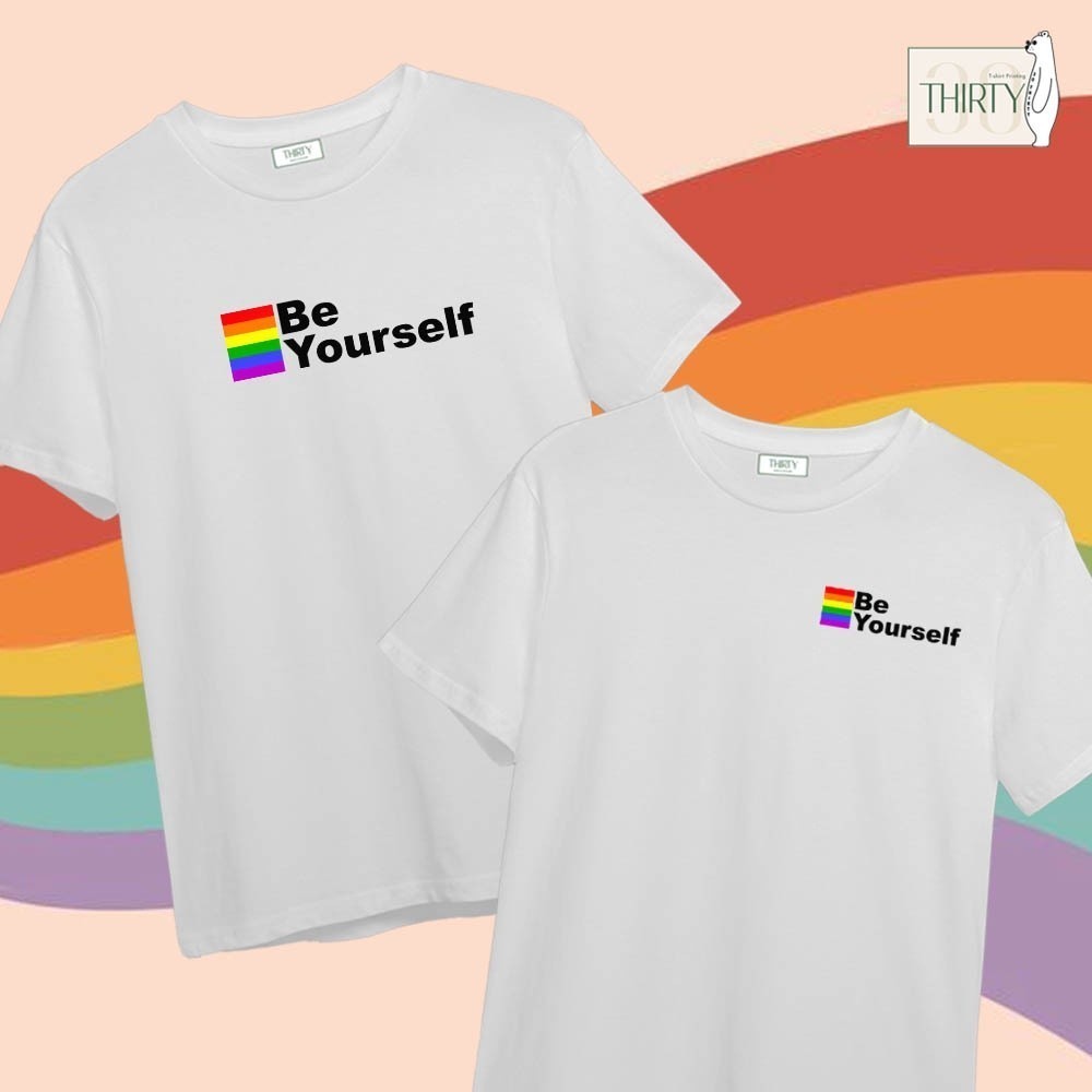 จัดส่งฟรี2024 เสื้อยืดลาย lgbtq pride month 03 (ผ้าคอตตอน สกรีนชัด