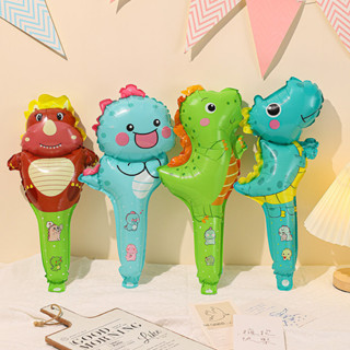 4 ชิ้นขนาดใหญ่น่ารักธีมไดโนเสาร์มือถือบอลลูนเตโกซอรัส T Rex …