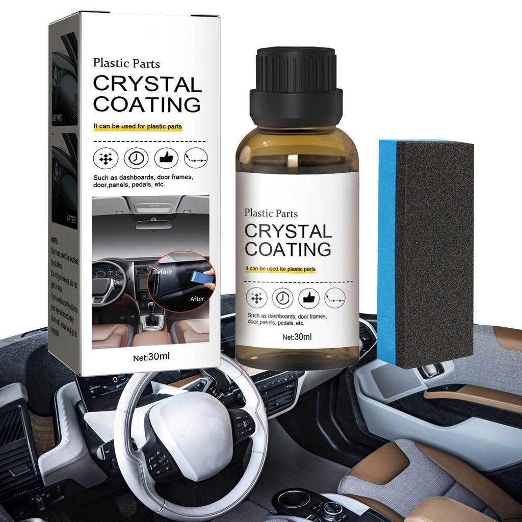 น้ำยาเคลือบพลาสติก น้ำยาปรับปรุงพลาสติก Crystal Coating น้ำยาปรับปรุงพลาสติก องมือแบบพกพายานพาหนะเคลือบของเหลวสําหรับกรอบประตู