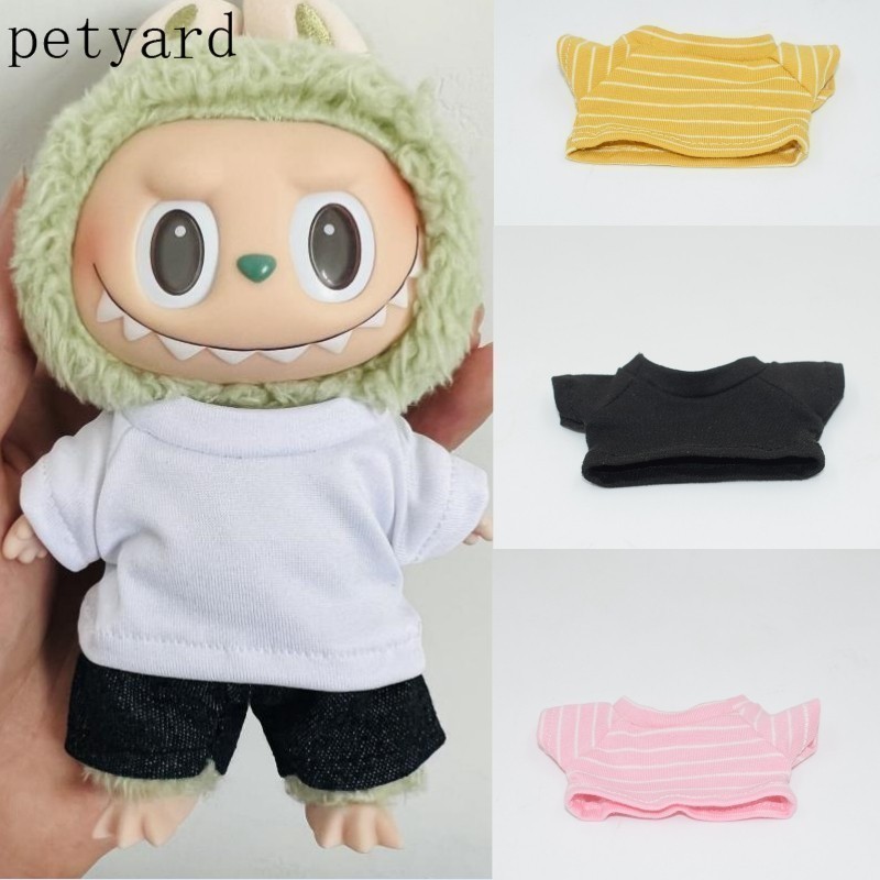 ชุดเดรสแขนสั ้ นลาบูและตกแต ่ งกางเกงตุ ๊ กตา DIY