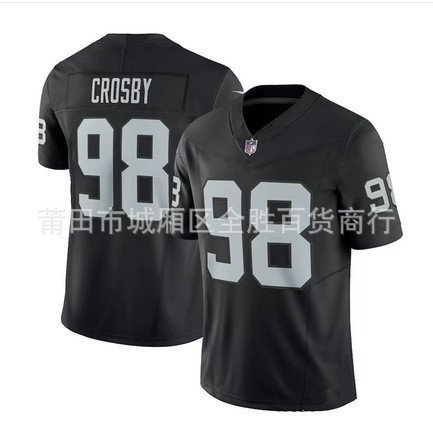 Vegas Raiders Jersey Raiders No. 98 เสื้อรักบี้ Crosby RSNK