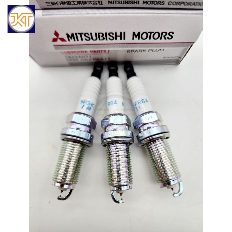 จัดส่งเร็ว หัวเทียน มิตซู มิราจMIRAGE ATTRAGEแอสทราจ X-PANDERชุดมี3หัว แท้ 1822A071 ราคา/ชุด3หัว 182