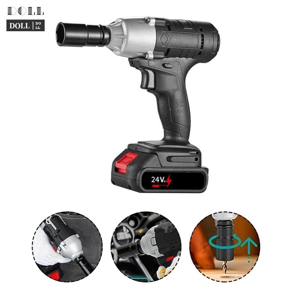 -New In May-4in1 Cordless Impact Wrench,Max Torque 320 Nm 3200RPM Electric Impact Driver Kit[Overseas Products]