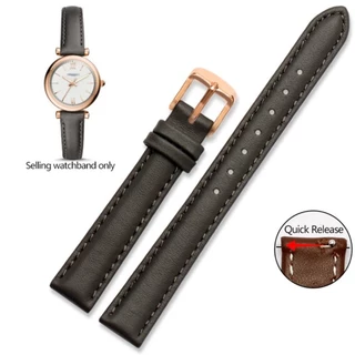 14 มม.สําหรับนาฬิกา Garmin Lily2 สายหนัง Lily 2 Active หญิง SmartWatch เปลี่ยนหนังสายนาฬิกาผู้หญิง Cowhide สายคล้อง