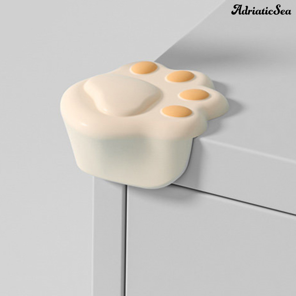[COD ] ป ้ องกันมุม Cat Paw Self-adhesive Soft Baby Proofing Corner Guard สําหรับเฟอร ์ นิเจอร ์