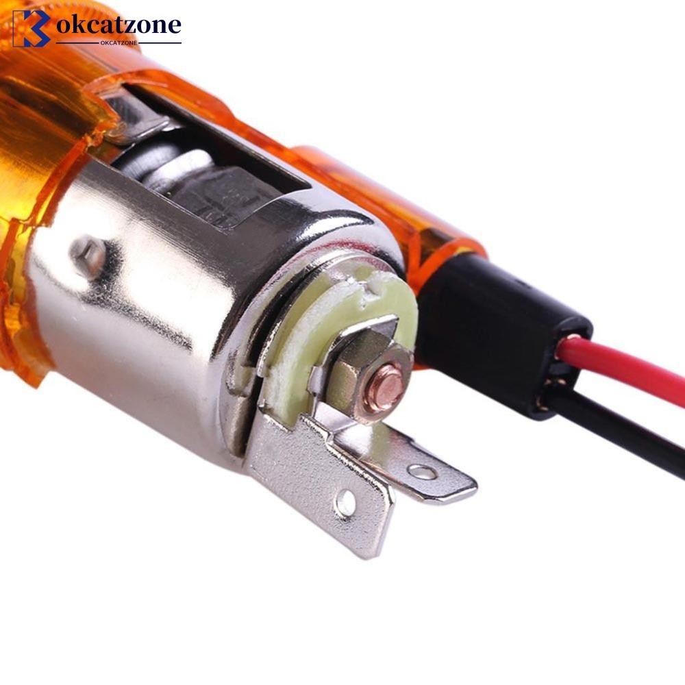 Okcatzone 12V 120W ไฟแช ็ กรถจักรยานยนต ์ รถเรือปลั ๊ กไฟปลั ๊ ก J1V9