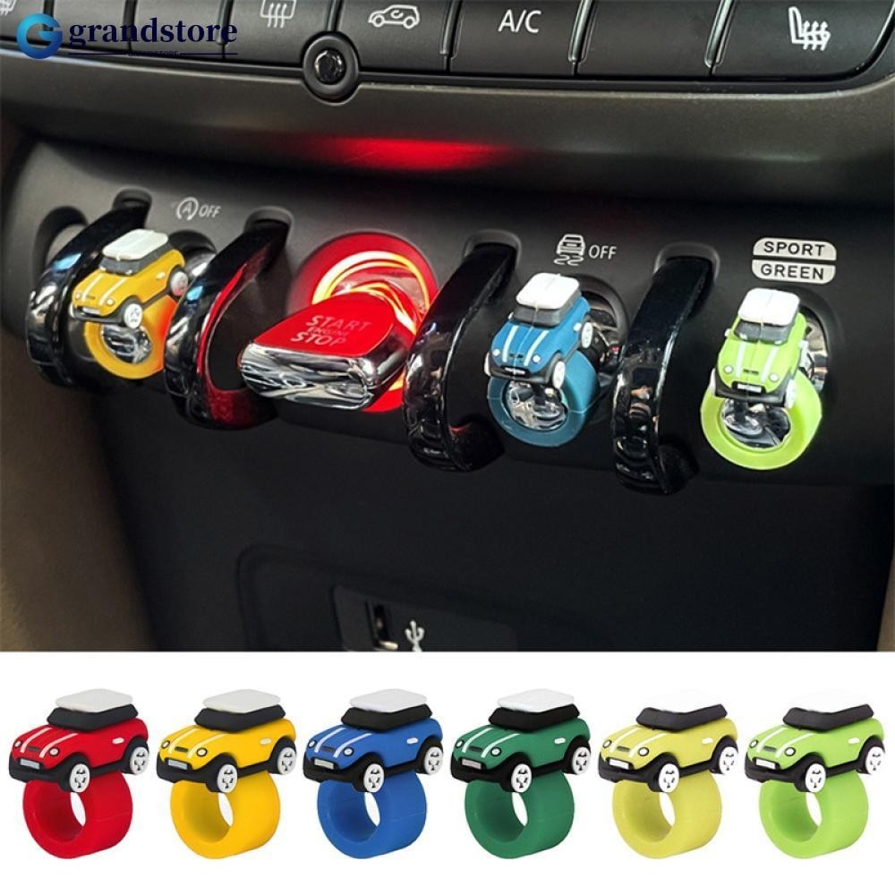 Grandstore ซิลิโคนรถปุ ่ มเครื ่ องประดับเริ ่ มต ้ นปุ ่ มตกแต ่ งสําหรับ BMW MINI Cooper F56 E8Q4