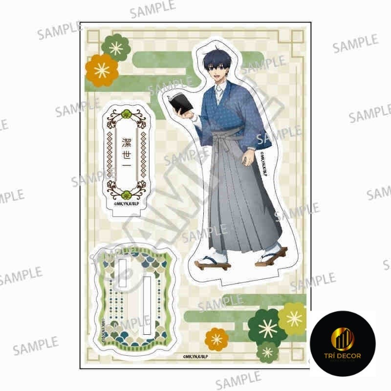 Yukimiya Sae Nagi Rin Isagi ขาตั้งเครื่องประดับตัวละครในชุดกิโมโนสีน้ําเงิน YB3