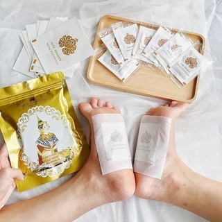 Gold Princess Foot Patch โกลด์ปริ้นเซส ฟุต แพทส์ แผ่นแปะเท้าสมุนไพร แผ่นแปะเท้า นางรำ เพื่อสุขภาพ (10 แผ่น/ซอง) มี 4สูตร