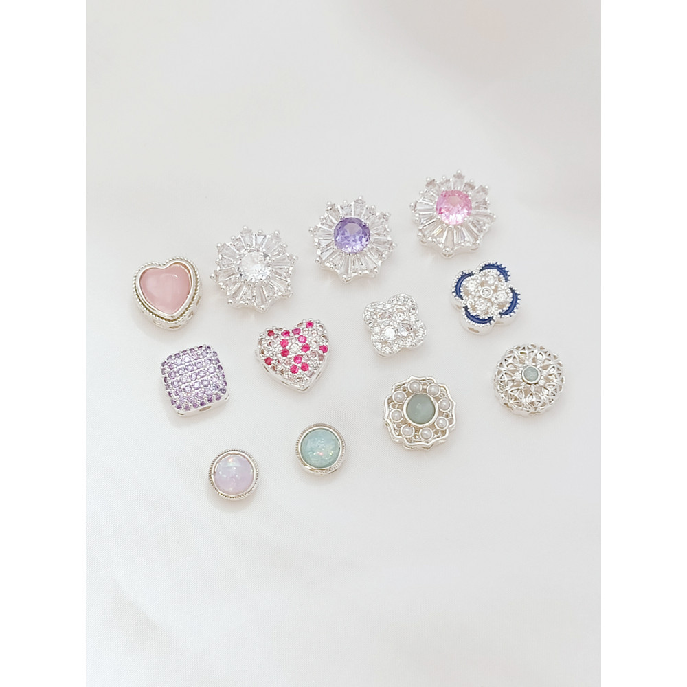 Spacer ลูกปัด diy สร ้ อยข ้ อมือลูกปัดจี ้ อุปกรณ ์ เสริม