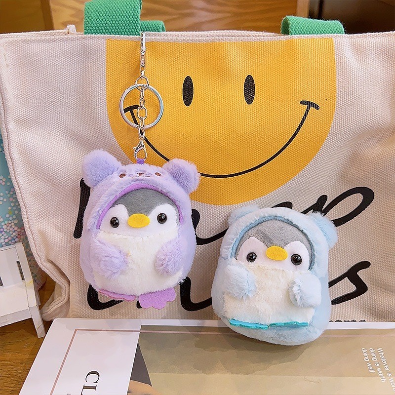 【W2-W4】พวงกุญแจตุ๊กตาเพนกวินน่ารัก ของเล่นสําหรับเด็ก