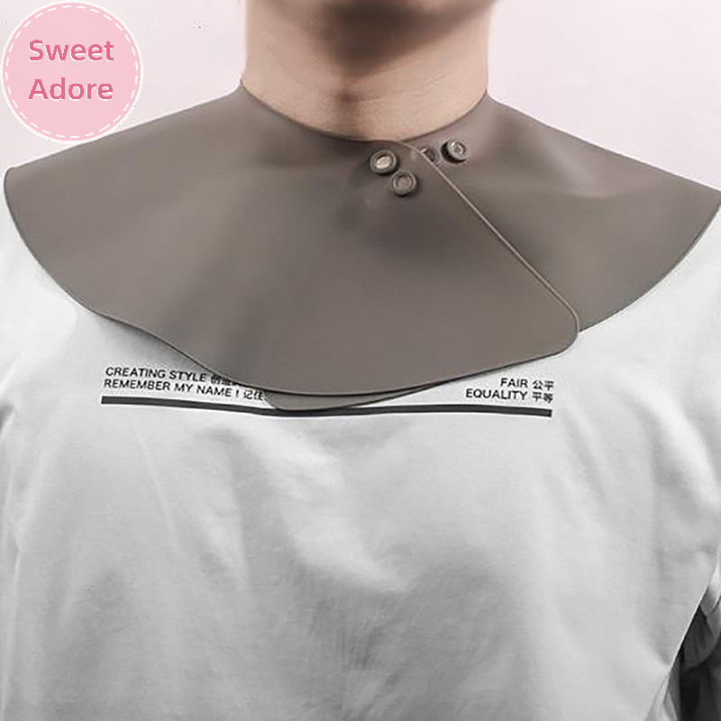 Sweetadore ตัดผมซิลิโคน Hairdressing Cape กันน้ําสีผม Wraps ไหล่ TH