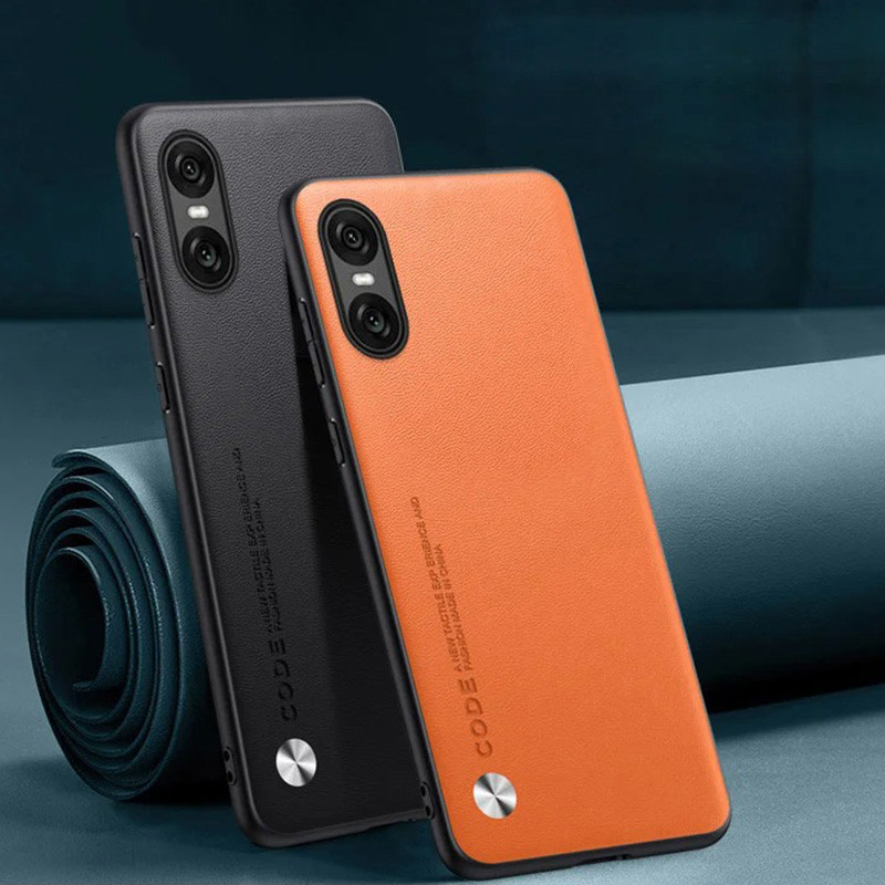 สําหรับ Sony Xperia 10 VI กันกระแทกหรูหรา Matte PU หนังกรณีธุรกิจ