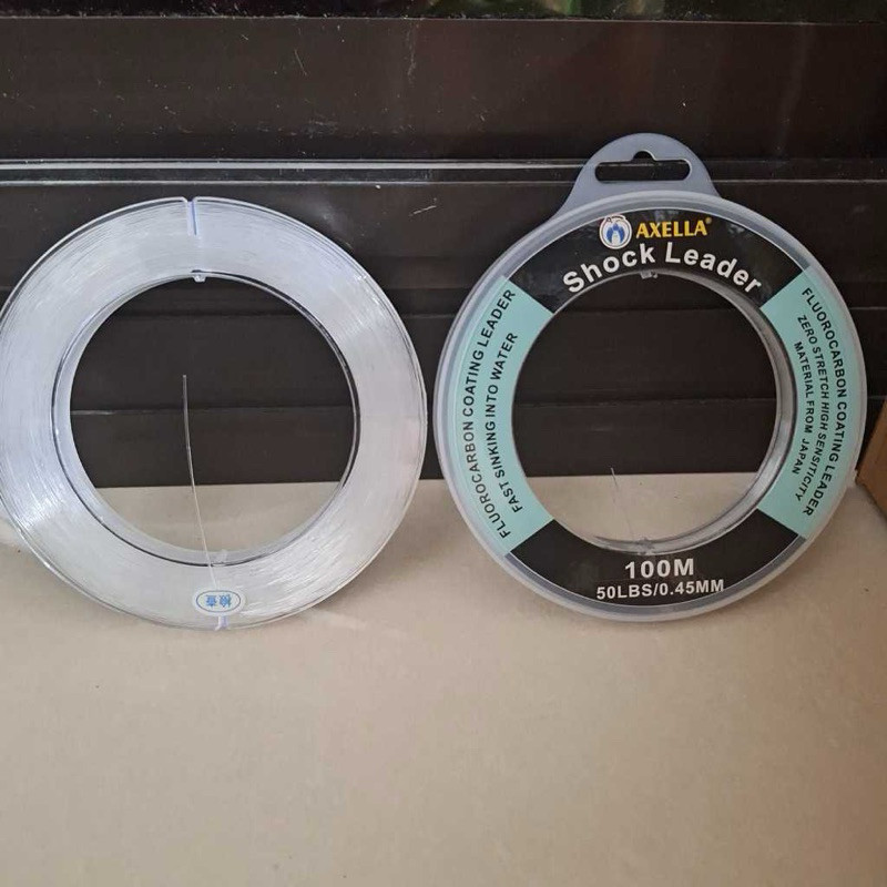 สายตกปลาผู้นําโช๊คฟลูออโรคาร์บอน 20lb; 30 Lb; 40Lb; 50Lb; 80Lb