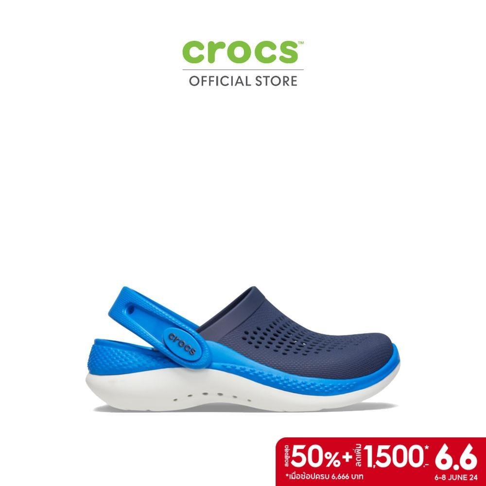 CROCS รองเท้าลำลองเด็ก LITERIDE 360 CLOG รุ่น 2067124KB - NAVY/BRIGHT COBALT