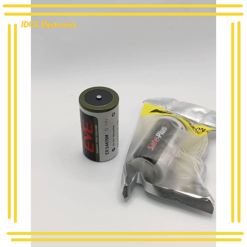 ของพร้อมส่ง แบตเตอรี่ EVE ER34615M type D 3.6V (lithium battery ER34615 With Plug for PLC (ชาร์จไม่ไ