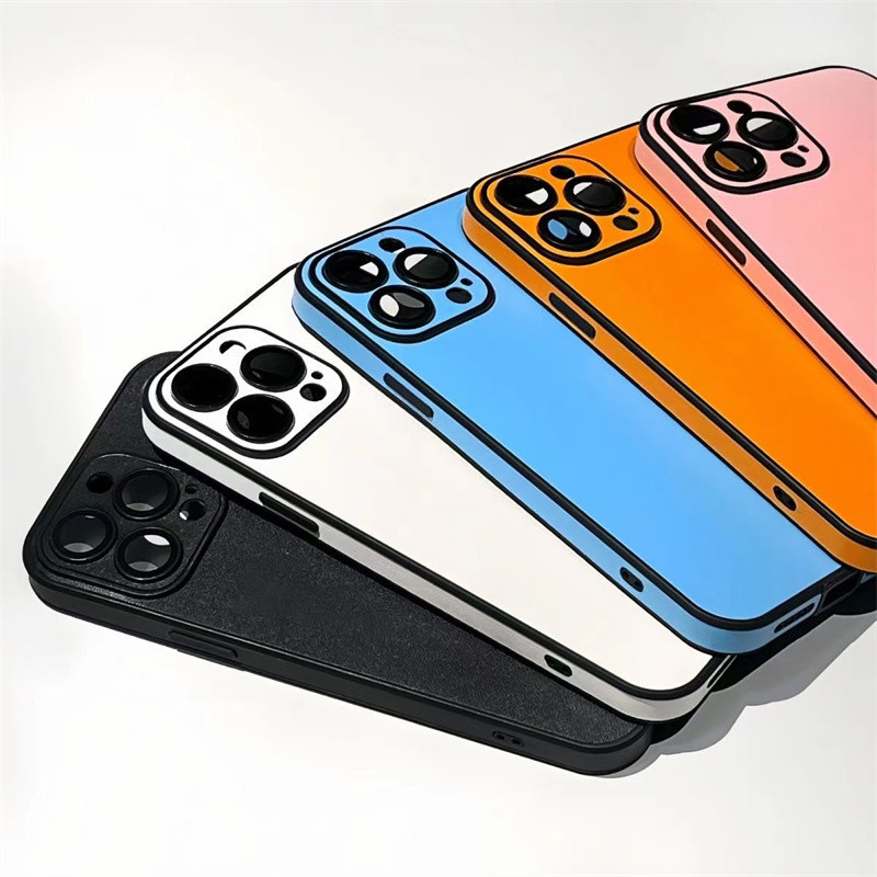 Jing Jing 4-Pack หนังธรรมดา iPhone 11 12 13 14 15PROMAX