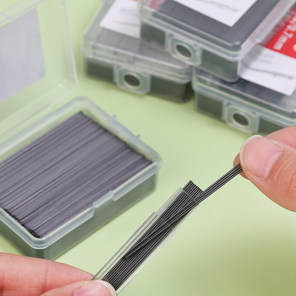 1000 ชิ้น Erasable เครื่องเขียนนักเรียนเปลี่ยนได้ 2B ไส้ดินสออัตโนมัติ - เครื่องมือเขียนตะกั่วดินสอกดสีดําละเอียดพิเศษ