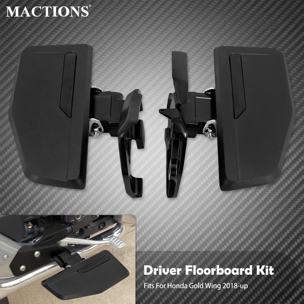 YJ Motorcycle Driver Floorbord Foot Control Footrest Rider Footpegs For Honda Gold Wing GL1800 GL180