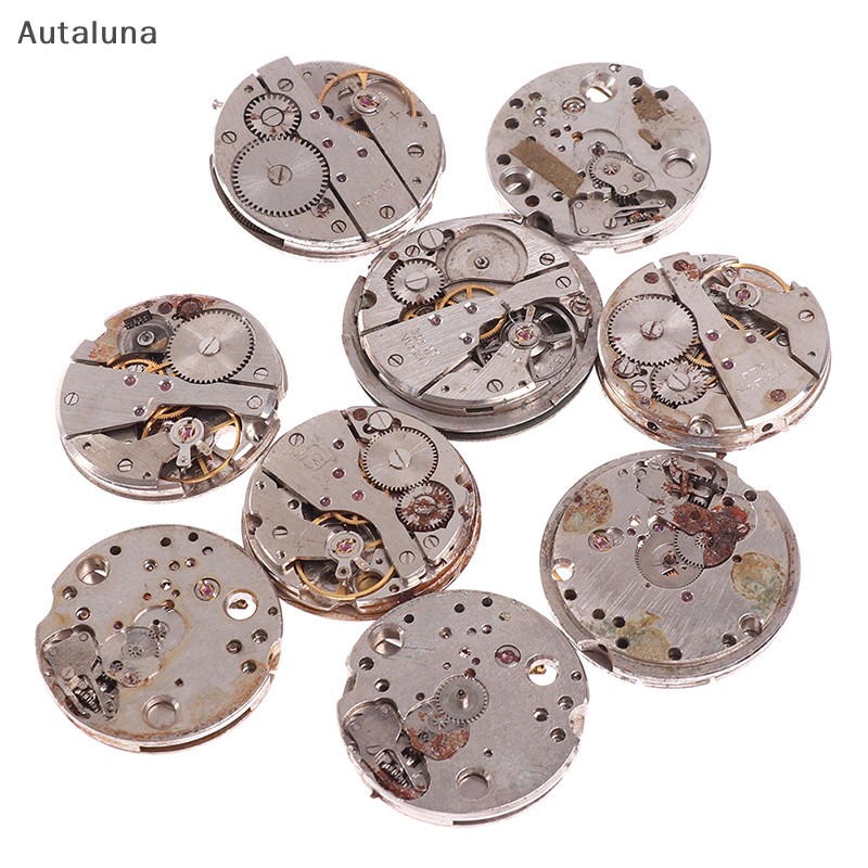 Autaluna Steampunk Old Watch Movement Parts Gears Cogs ล ้ อ Assorted Art DIY ใหม ่