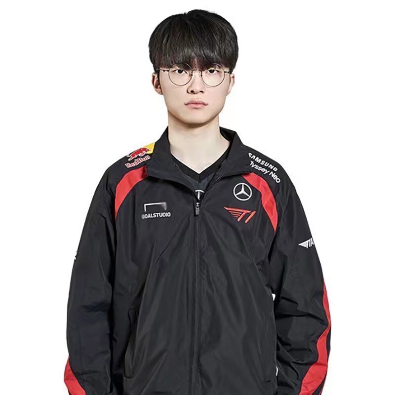 2024 T1 Uniform OFCIAL Jacket, "Faker" Same Esports Uniform JERSEY League of Legends Games T1 Club เ