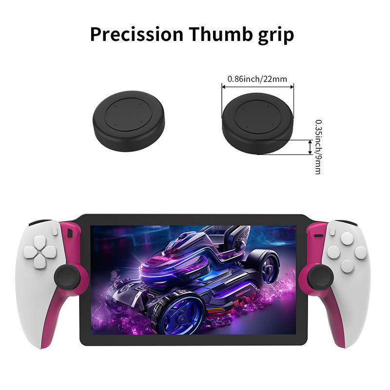 เปลี่ยนแถบ 2 ชิ้นจอยสติ๊กหมวกชุดสําหรับ PS Portal เครื่องเล่นเกมมือถือ Controller อุปกรณ์ตกแต่ง ราคา ถูกที่สุด ดีลบีเคเค แกลเลอรีภาพที่ 6