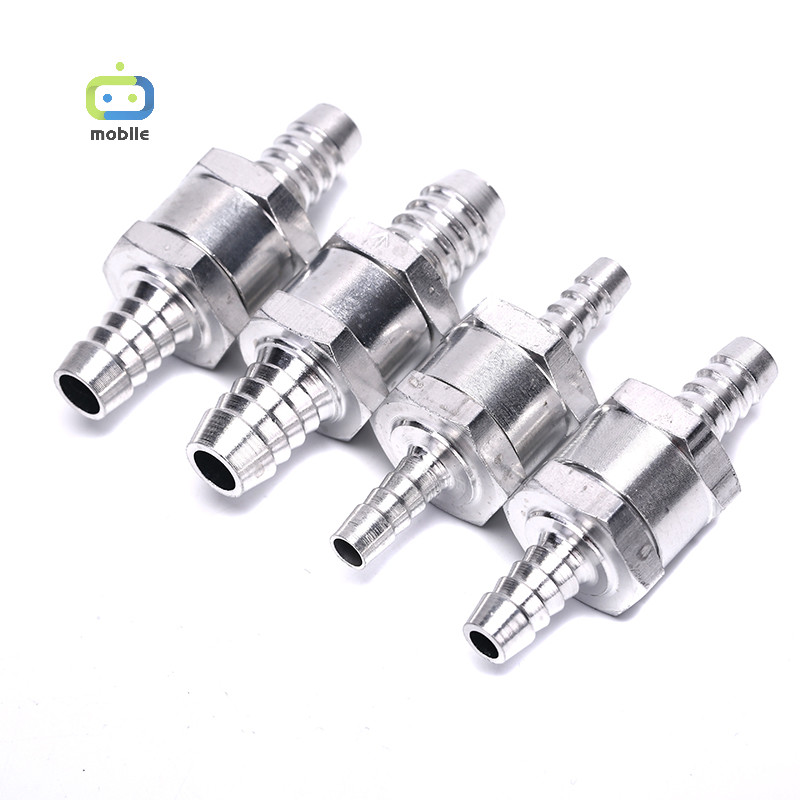 [maygood ] One Way 6/8/10/12mm 4 Size Aluminium Alloy Fuel Non Return Check Valve
 {TH }