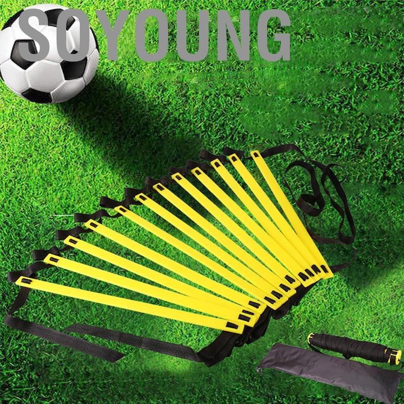 Soyoung Training Ladder Nylon Rope PP Adjustable Spacing Speed Footwork Practice Equipment