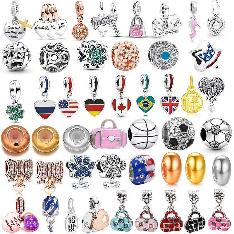 จี้ข้ามสไตล์ใหม่ของ Pan diy รูขนาดใหญ่โลหะผสมสังกะสี Charm Factory Cross-Border E-Commerce Supply Yiwu เครื่องประดับ