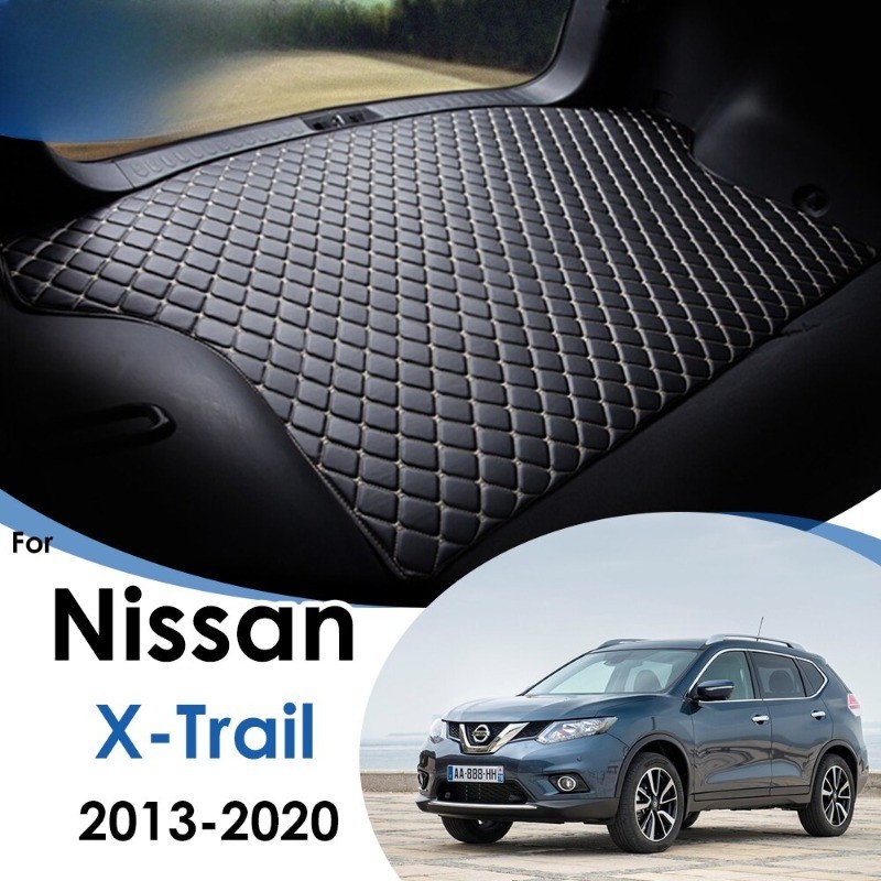 หนังรถtrunk MatsสําหรับNissan X-Trail T32 XTrail 2013-2020 ด ้ านหลังCargo Liner BootถาดPadอัตโนมัติพรมปูพื ้ น 2019
