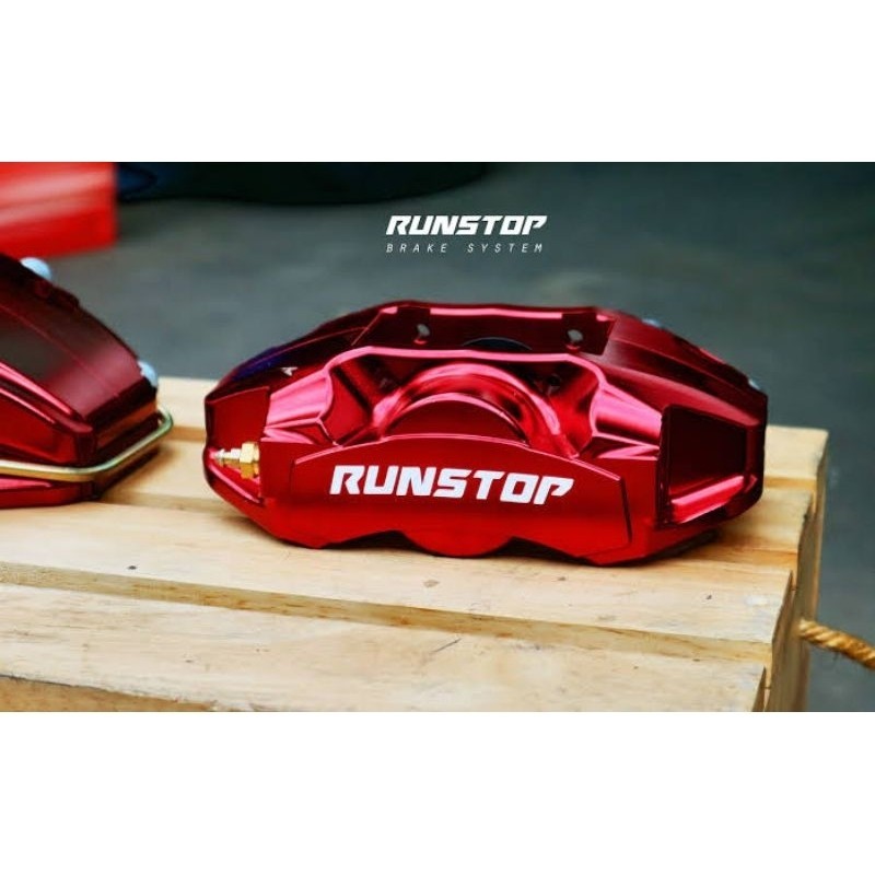 RUNSTOP ชุดจานขยาย คู่หลังสองชิ้น พร้อม คาร์ลิปเปอร์หลัง ปั้ม RS2R ตรงรุ่น MAZDA 2 ขนาด 285mm สำหรับ