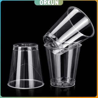 Orkun 50ml/30ml แก้วน้ําพลาสติกใส ขนาดเล็ก แบบใช้แล้วทิ้ง 50 ชิ้น แก้วเปค Plastic cup