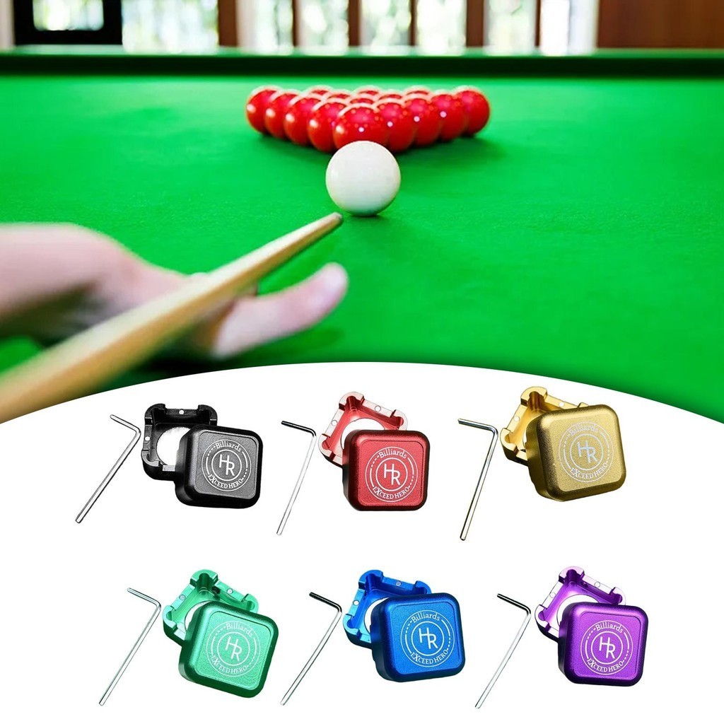 [mibum01eb ] Billiard Chalk Storage Box Lightweight Chalk Tip Case Pool Chalk Holder for