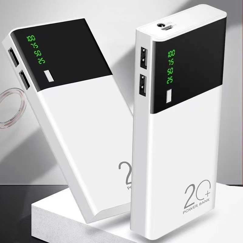พาวเวอร์แบงค์ แบตเตอรี่สำรอง 20000mAh พาวเวอแบงค์แท้ ของแท้ 100% power bank แบตเตอรี่สำรองแบบความจุขนาดใหญ่