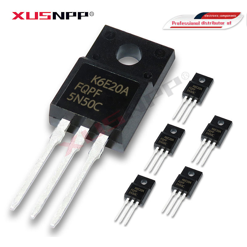 10pcs FQPF5N50C TO220F FQPF5N50 TO-220F 5N50 KF5N50 5N50C ส่วนประกอบอิเล็กทรอนิกส์