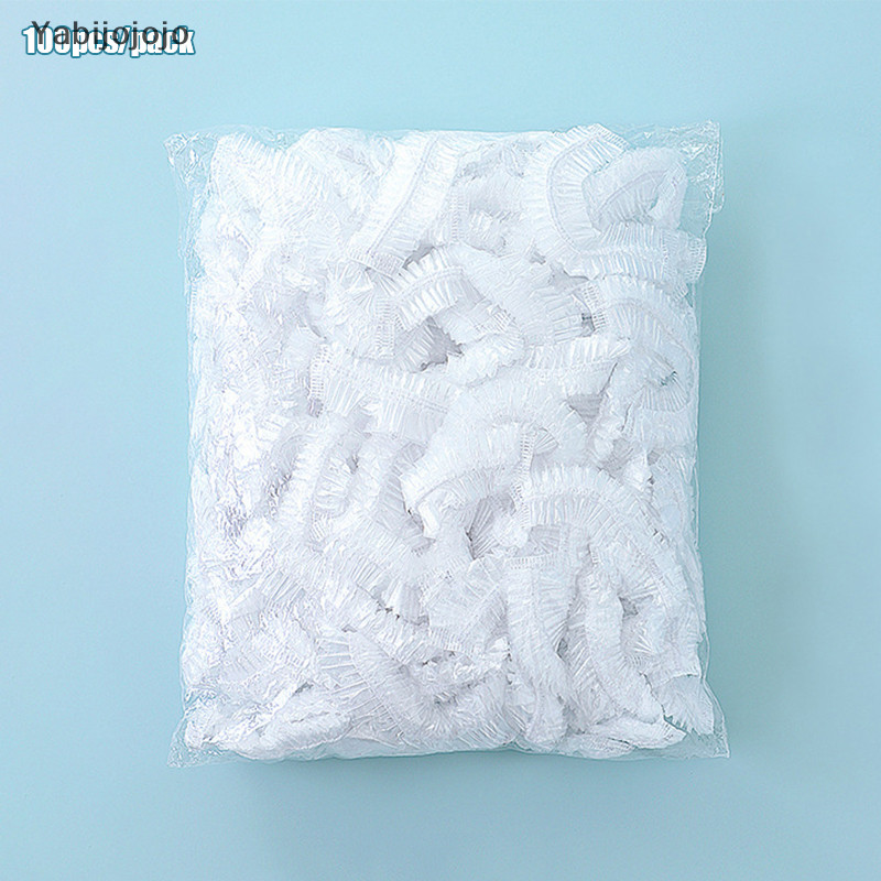 Yabijojojo 100 ฝาครอบเก็บอาหารแบบใช้ซ้ําได้เก็บสดแผ่นห่อพลาสติก Clings ฟิล์มใหม่