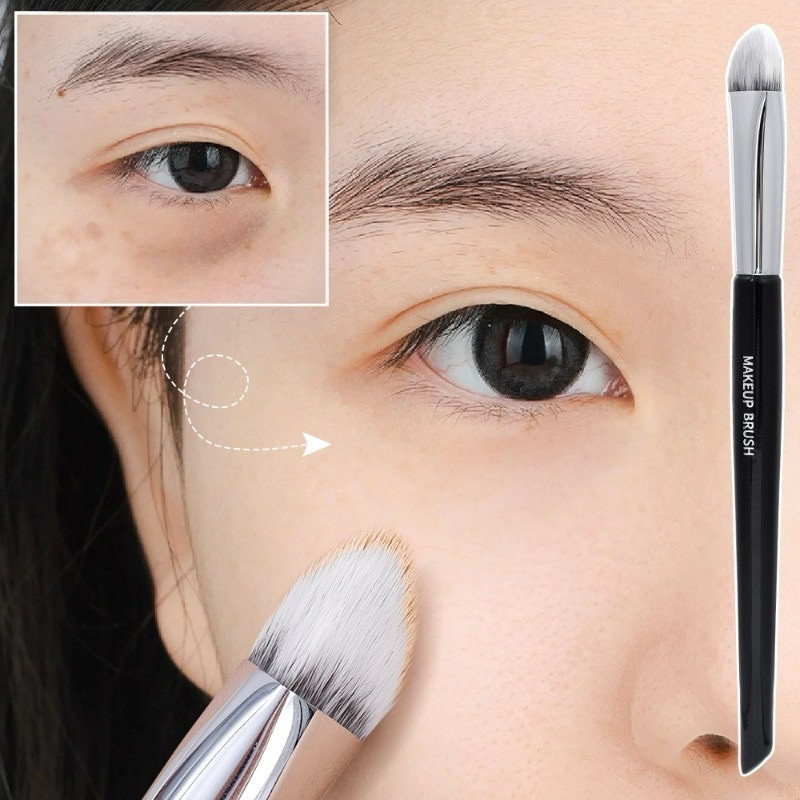 B-24🌟แปรงแต่งหน้า ทรงสามเหลี่ยม ปกปิดรอยคล้ํา ลงรองพื้น คอนซีลเลอร์ ขนแปรงนุ่ม ไม่ทำร้ายผิว - รูปที่ 5