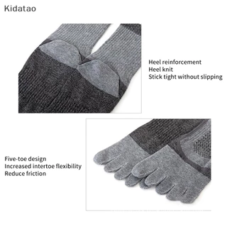 Kidatao Toe ถุงเท้าข้อสั้นกีฬาตาข่ายลื่นทนทานฟิตเนสบาสเกตบอลกลางแจ้ง Travel 5 นิ้วถุงเท้าใหม่