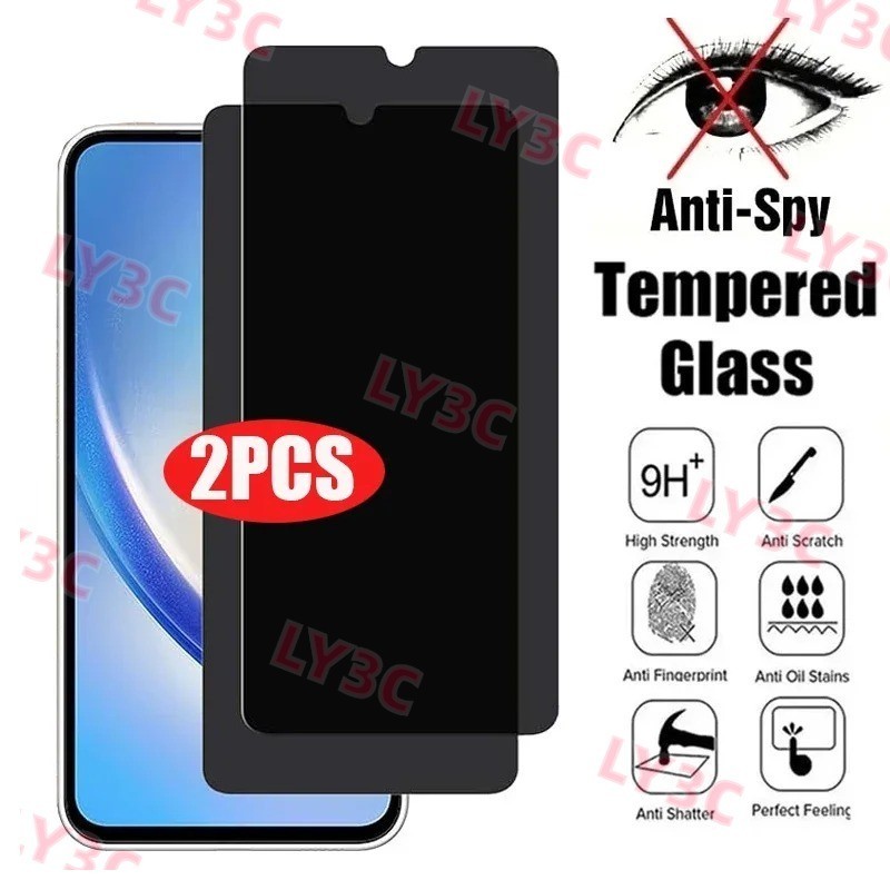 2 ชิ้น Anti-Spy ความเป็นส่วนตัวกระจกนิรภัยสําหรับ OPPO A98 A78 A58 A38 A18 A17K A16K A77S A57 A36 A76 A96 A94 A95 A74 A54 A55 A15 A53 A52 A3S A5 A72 A3S A5 A5 A72 A83 A5 A5 A5S A92 F9 F5S A3S A5S A3S A83 A72 A