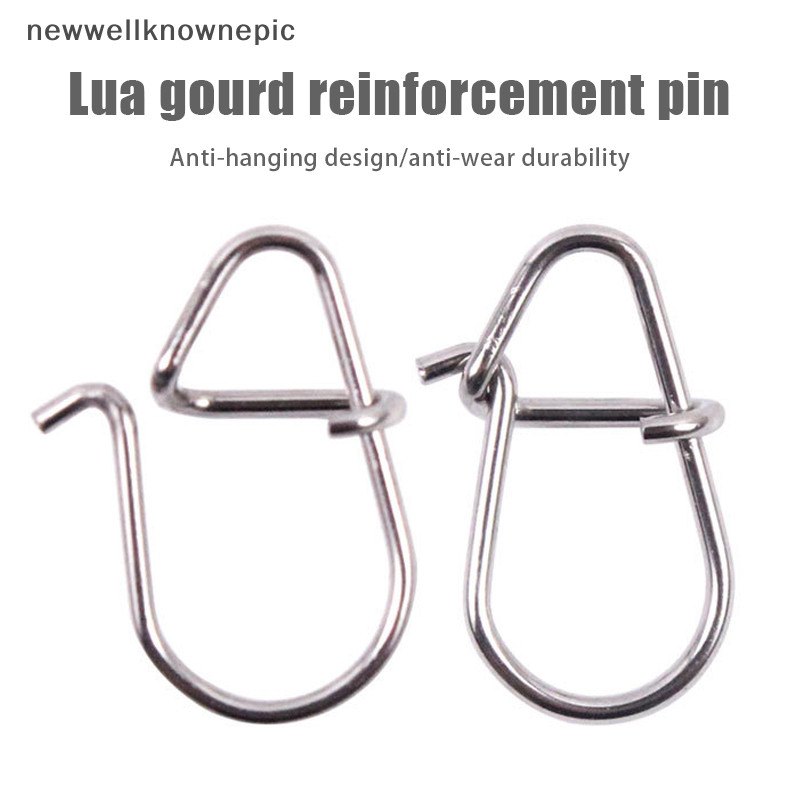 Newwellknownepic 10pcs Gourd Pin Micro-Object Luya Pin 304 วัสดุอุปกรณ์ตกปลา Enhancement TH