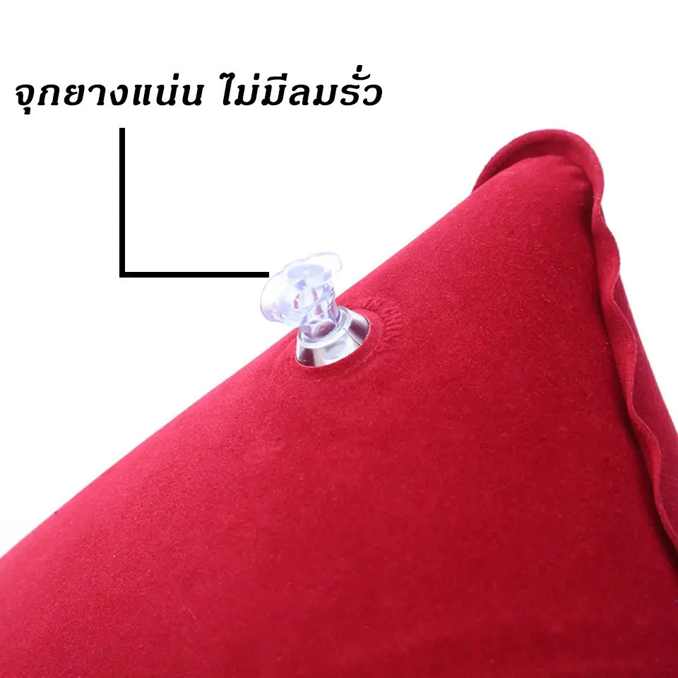 litai หมอนเป่าลม แบบพกพา สำหรับเดินทาง สำหรับเแคมปิ้ง เดินป่า รองพกพาสะดวก หมอนนอนPVC thumbnail 7